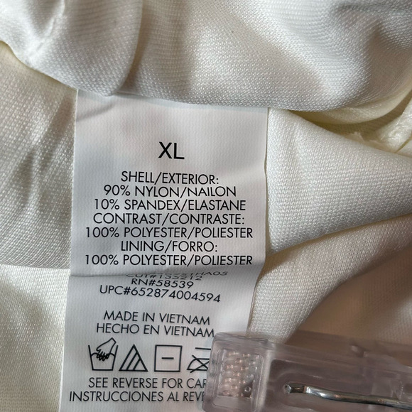 Speechless Dress Juniors XL Cream Lace Ruffled‎ Spaghetti Strap Mini NEW - Picture 9 of 11